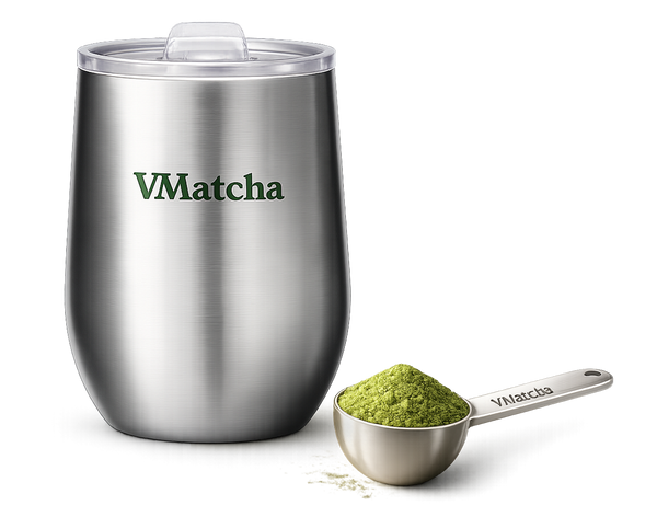 VMatcha tumbler and powder